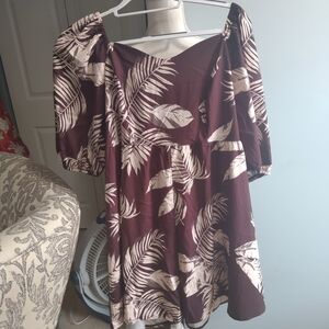 SHEIN smocked black romper